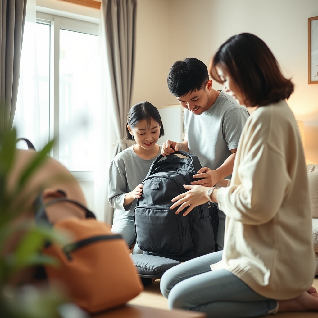 子どもがいる家庭の防災対策｜必要な備えと非常用持ち出し袋の中身